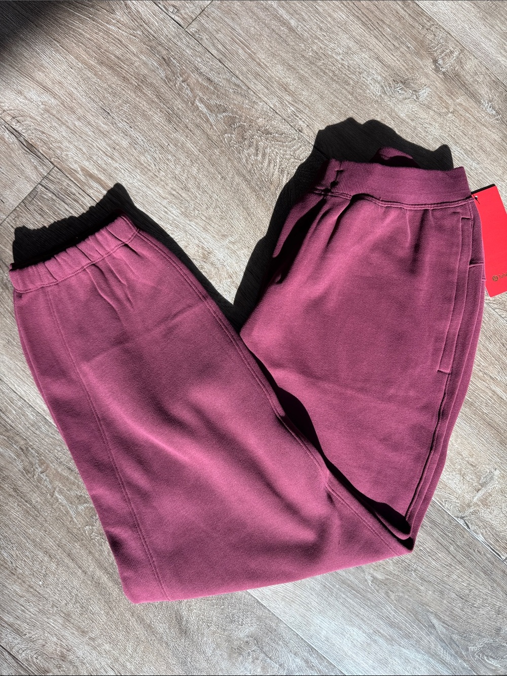 Lululemon Lunar New Year Steady State Relaxed Jogger Burgundy Bay Size L NWT